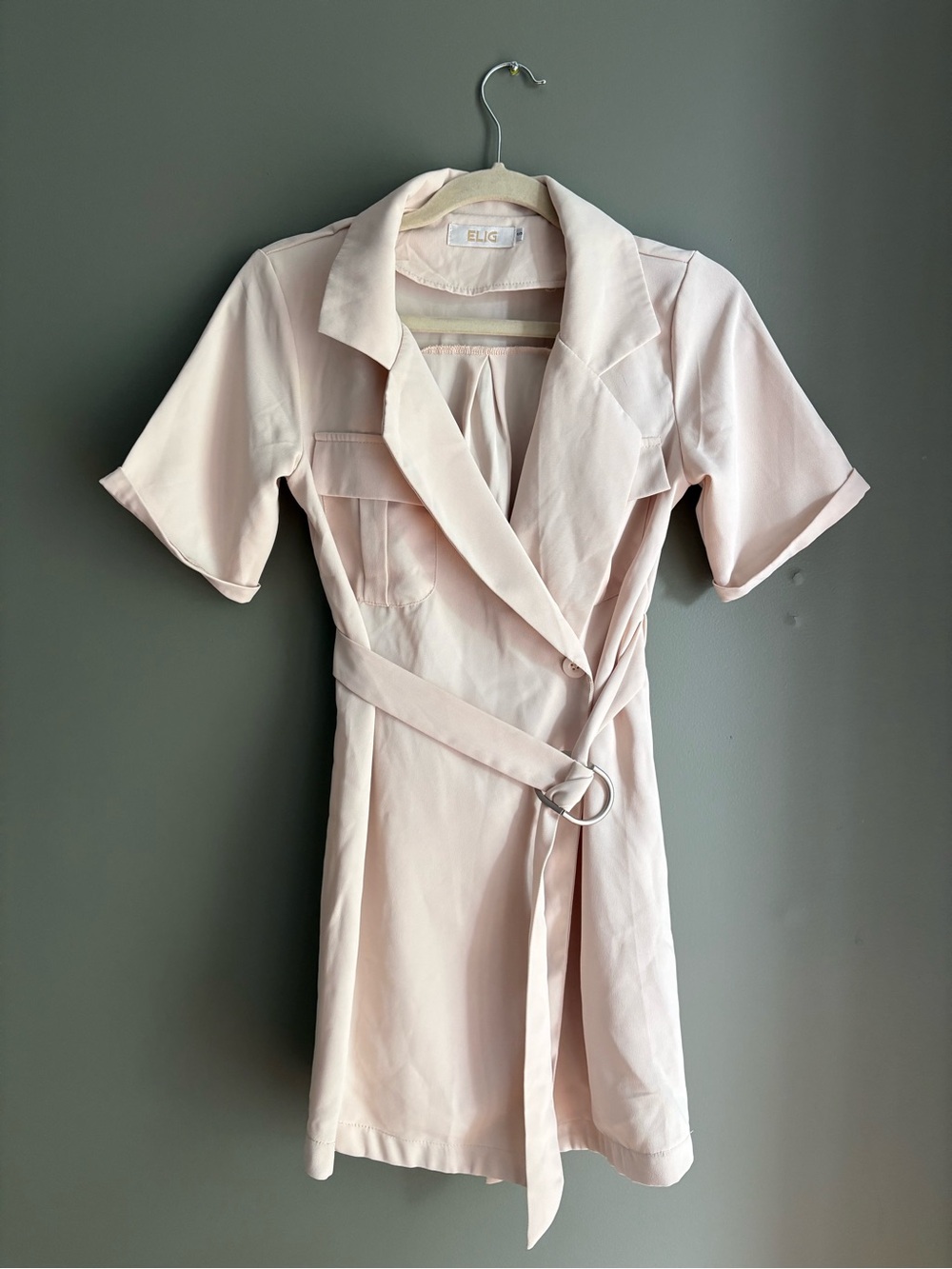 Eliq Utility Wrap Dress